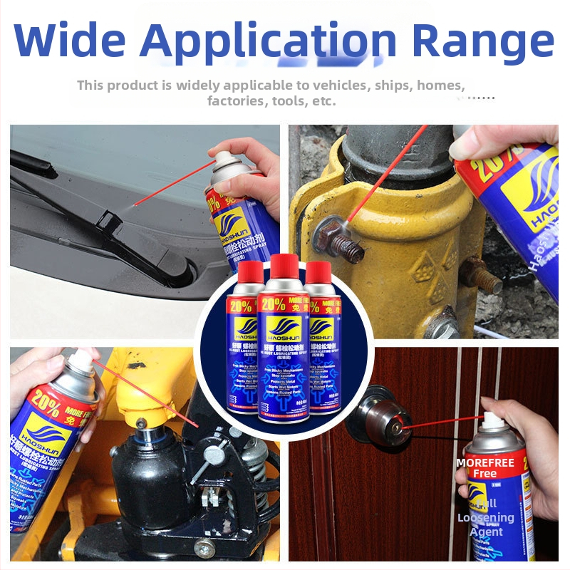 Poltų laisvinimo agentas rūdžių pašalinimui ir metalo durų spynų tepimui | ekologiški gaminiai, prekinis ženklas HAOSHUN, galiojimo laikotarpis 3 metai, kokybės standarto Q/ZODS 019