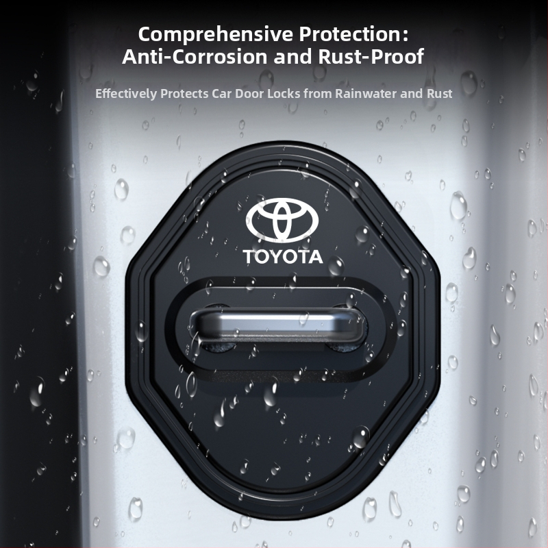 Silikoonist auto ukse lukustuse kaitseümbris, löögisummutav pad Toyota (Materjal: silikoon; Tüüp: löögisummutav pad; Mudel: Toyota auto ukse lukustuse kaitse; Ühilduvad mudelid: Toyota)