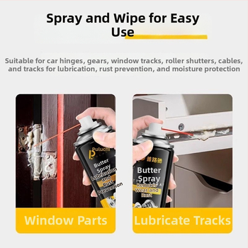 Sviesto pagrindu tepalų purškalas – atsparus aukštai temperatūrai, mechaniniam tepalimui spynoms, guoliams ir pavaroms