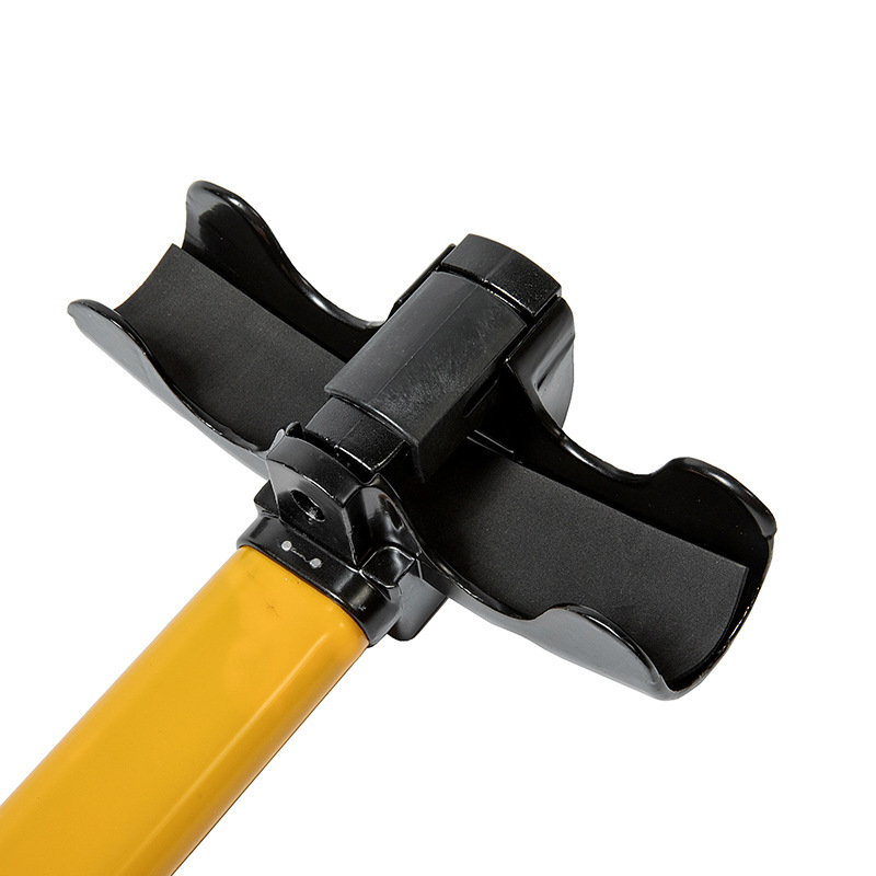 Automašīnas stūres bloķētājs, T-veida, metāla, modeļa BY-1565, universāla saderība ar transportlīdzekļiem, atslēgas cilindrs plum