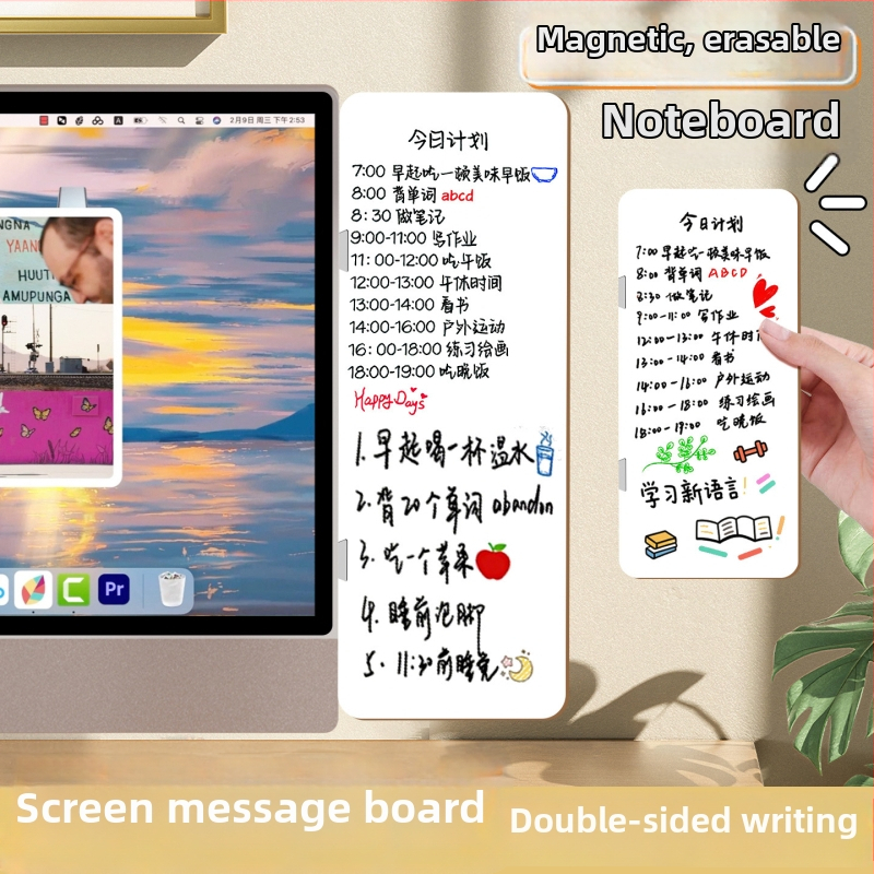 Datora ekrāna sānu ziņu plāksne uz galda - Reverse zīmols, materiāls: plastmasa, stils: karikatūra, apstrāde: cits, specifikācija: konsultācija