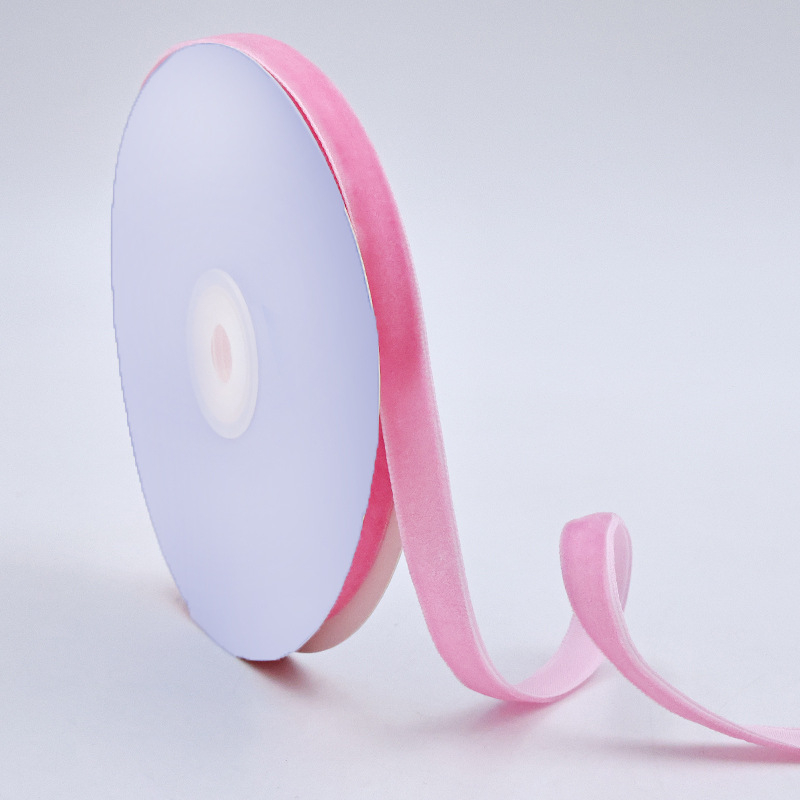 Βελούδινη κορδέλα από πολυεστέρα, μάρκα Yunling, φλοκωτή υφή λεία, για συσκευασία δώρων, τσάντες και δερμάτινα είδη