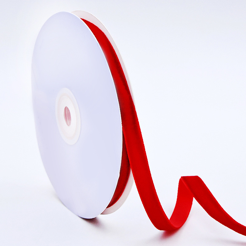 Βελούδινη κορδέλα από πολυεστέρα, μάρκα Yunling, φλοκωτή υφή λεία, για συσκευασία δώρων, τσάντες και δερμάτινα είδη