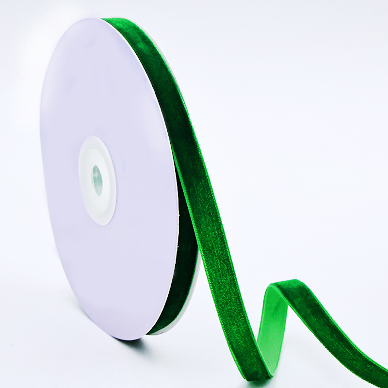 Βελούδινη κορδέλα από πολυεστέρα, μάρκα Yunling, φλοκωτή υφή λεία, για συσκευασία δώρων, τσάντες και δερμάτινα είδη