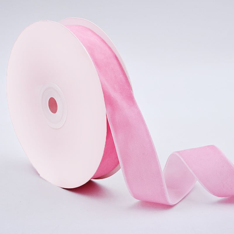 Βελούδινη κορδέλα από πολυεστέρα, μάρκα Yunling, φλοκωτή υφή λεία, για συσκευασία δώρων, τσάντες και δερμάτινα είδη