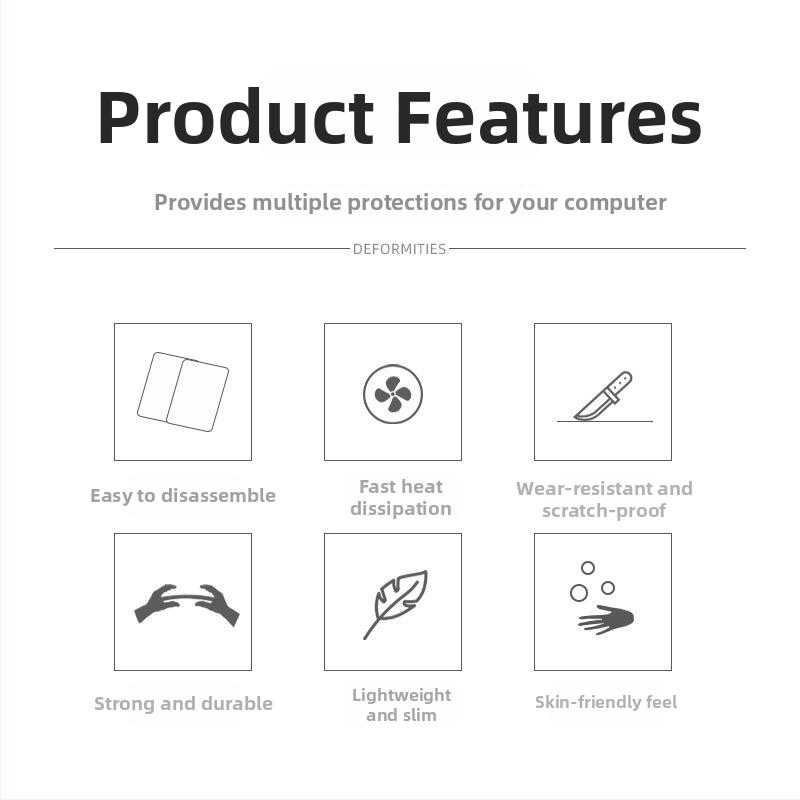 Aizsarg vāciņš MacBook Pro un MacBook Air – HRHPYM, plastmasa