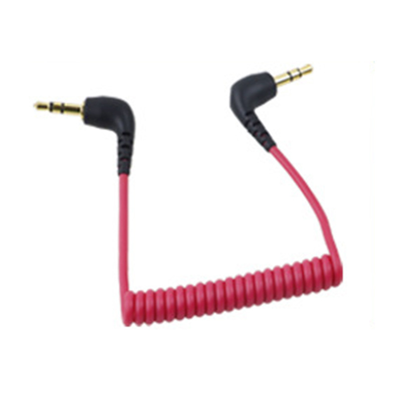 Kabel za mikrofon DSLR s 3,5 mm sučeljem (zlatne kontakte; jezgro od bezoksidnog bakra; TPE kabel; ROHS certificiran)