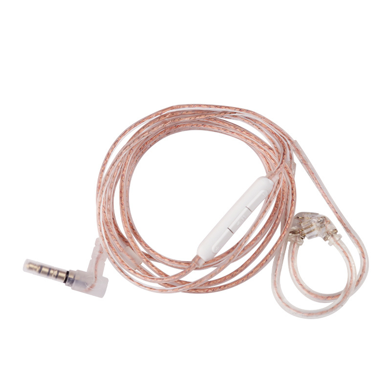 CVJ originalni dvostruko paralelni 2-pinski 0,78 mm S-pin audio kabel, duljina 1.2 m, jezgro od čistog bakra, bakar bez kisika, niklovani