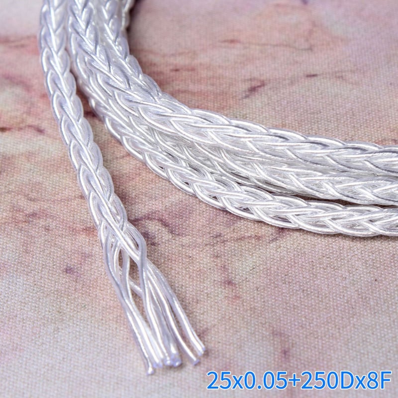Kabel za slušalice DIY proširenje zvuka – osmerostruki bakreni kabel, model monokrystalni bakar, marka Chang Sheng