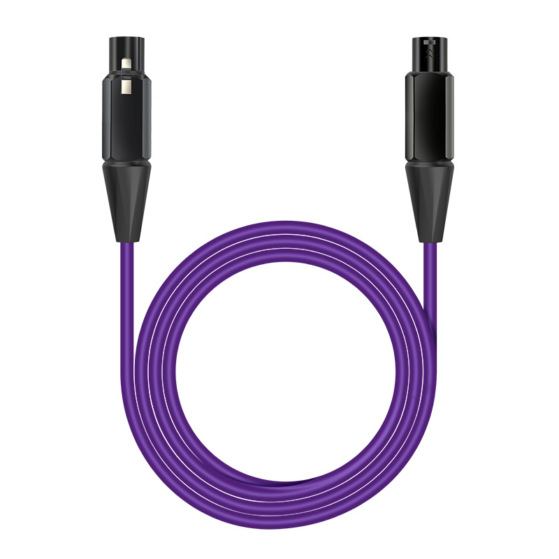 Cablu audio 3,5 mm la XLR femel, cu nucleu din cupru placat cu aur, izolație PVC, pentru microfon dinamic, model G31/G32