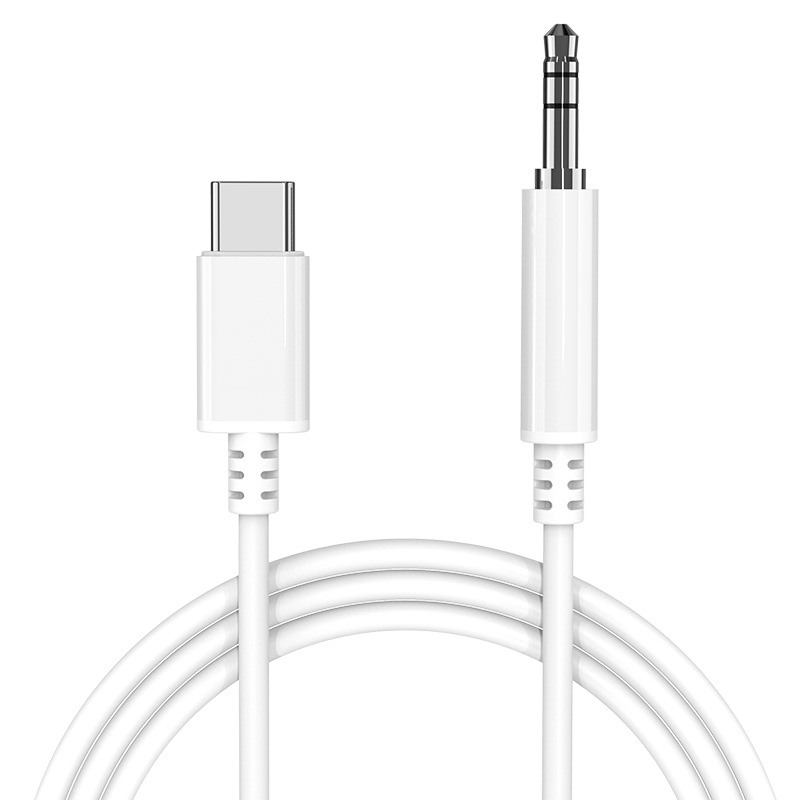 Audio kabel Type-C na DC3.5mm – nikliran, jezgro bakrene žice, PET vodič, kompatibilan s PC