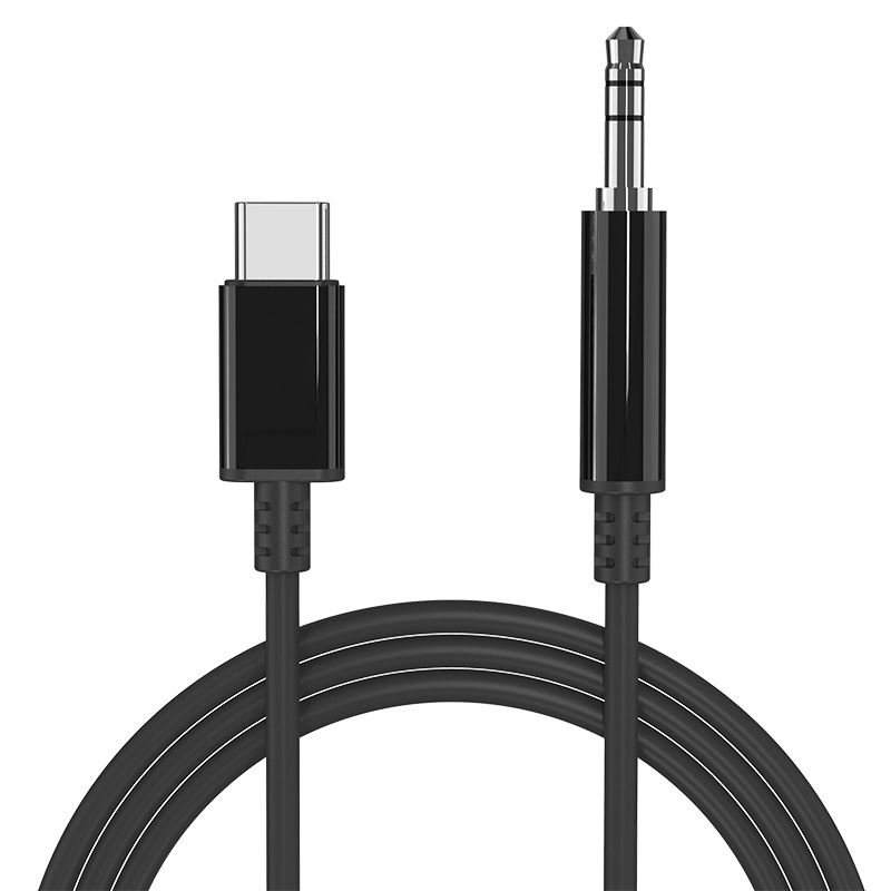 Audio kabel Type-C na DC3.5mm – nikliran, jezgro bakrene žice, PET vodič, kompatibilan s PC
