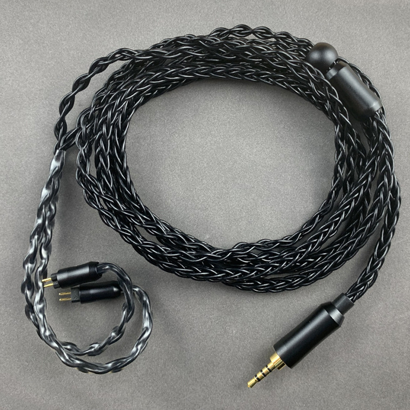 Gimalin M8 vyvážený audio kábel 4,4 mm, dvojité XLR konektory 2x3-pin, jadro strieborné povlakované meďou, bezkyslíkatý meďový vodič