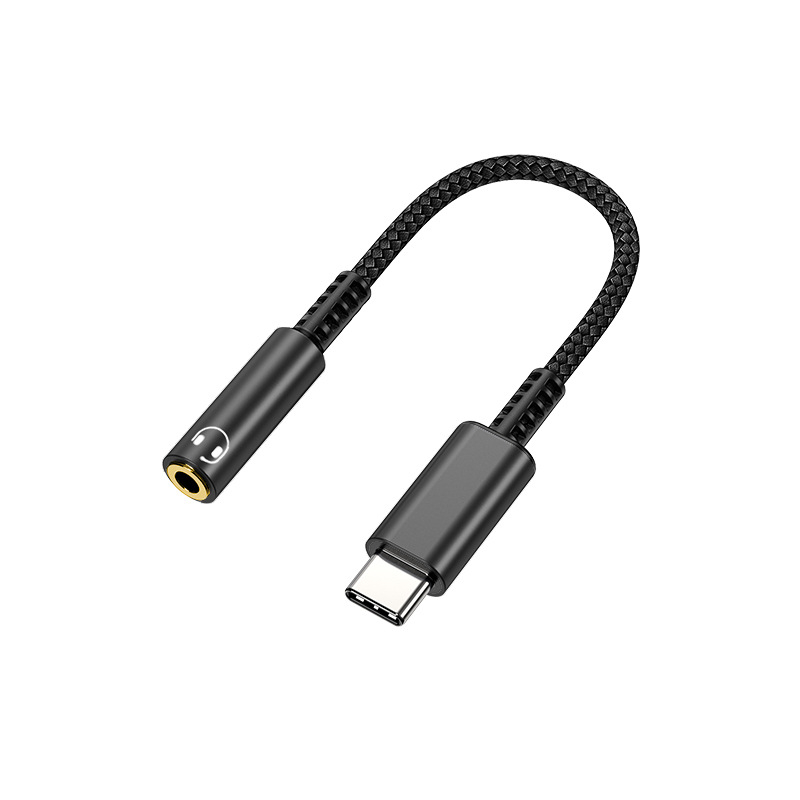 ZHANCHI WIRE&CABLE ZC-7001 DAC Digitalni audio kabel USB-C na 3,5 mm ženski dekodirajući adapter, bakar bez kisika, niklani premaz, ROHS