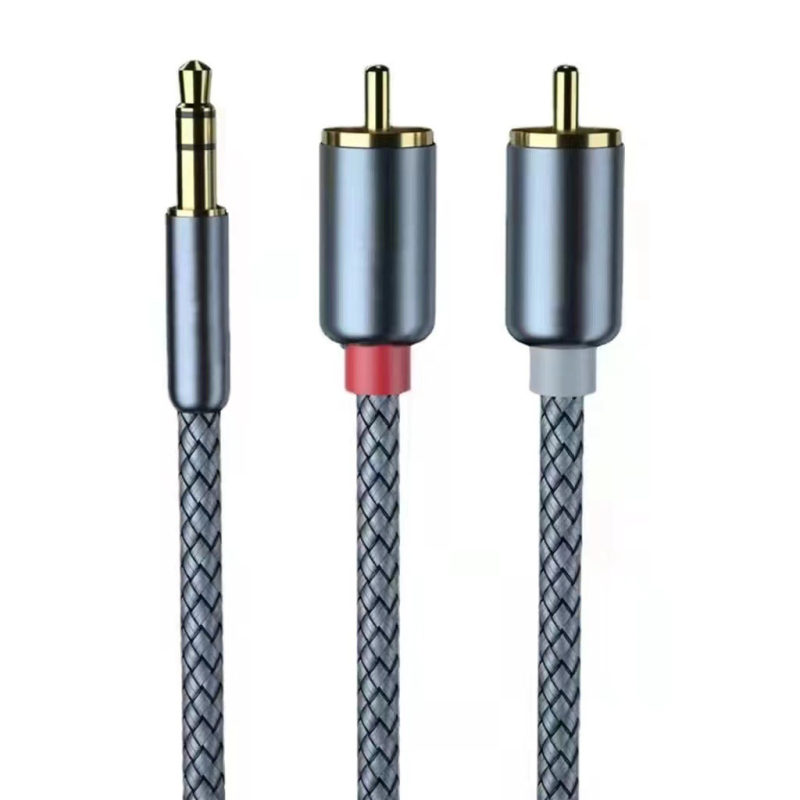 RCA audio splitter kabel 1 na 2, jezgro od bakra s cinkovim premazom i bakreni vodovi bez oksidacije