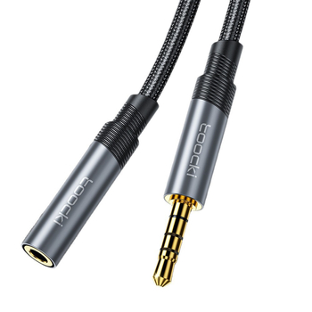Toocki audio kabel 3,5 mm muški–ženski, 4-polni, za PC, pozlaćen, bakreno jezgro s cinkovom prevlakom