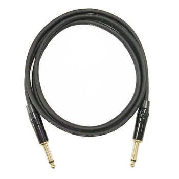 2-žilni 6,5 mm audio kabel za pojačalo i gitaru, zlatno obloženi konektori, bakreno jezgro, duljina po mjeri