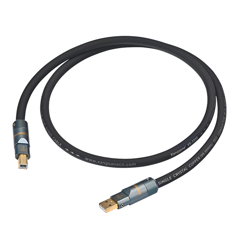 USB audio kabel s monokristalnim bakrom, zlatno obloženo, OTG dekodiranje, četverokutni priključak