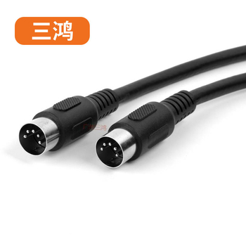 Cablu MIDI DIN-5 pentru tastatură electronică, înveliș nichelat, miez din cupru, conductor fără oxigen, ROHS