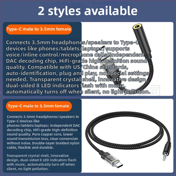 Cablu audio Hi‑Fi Crystal serie, nichelat, izolație din nylon, miez din cupru pur