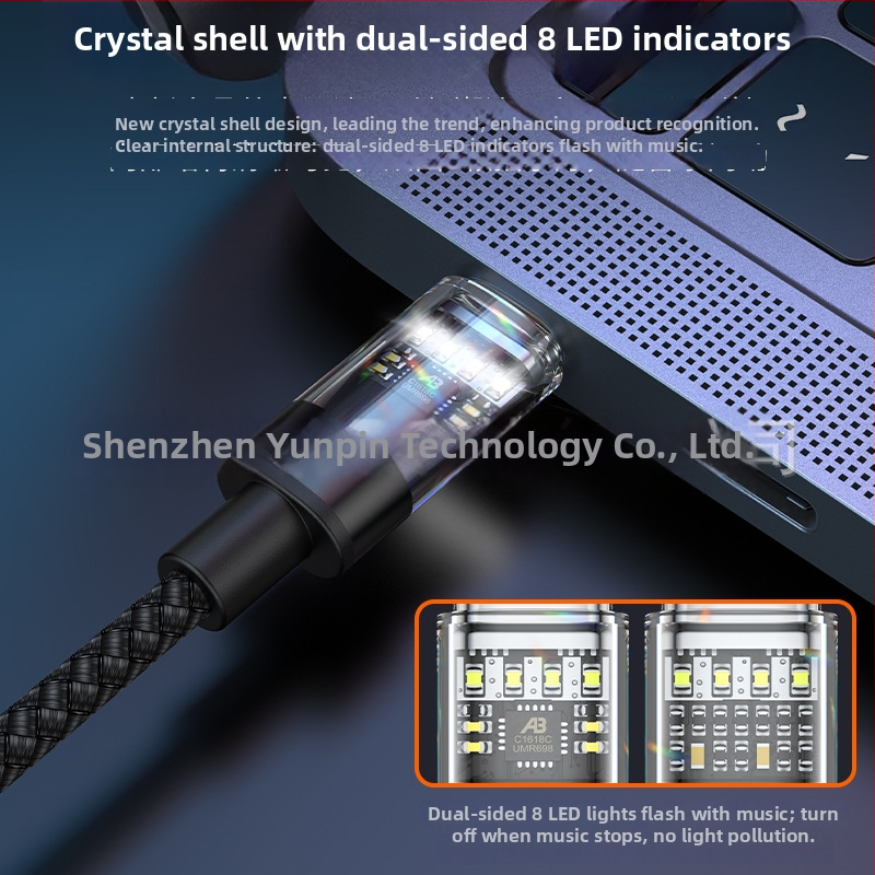 Cablu audio Hi‑Fi Crystal serie, nichelat, izolație din nylon, miez din cupru pur