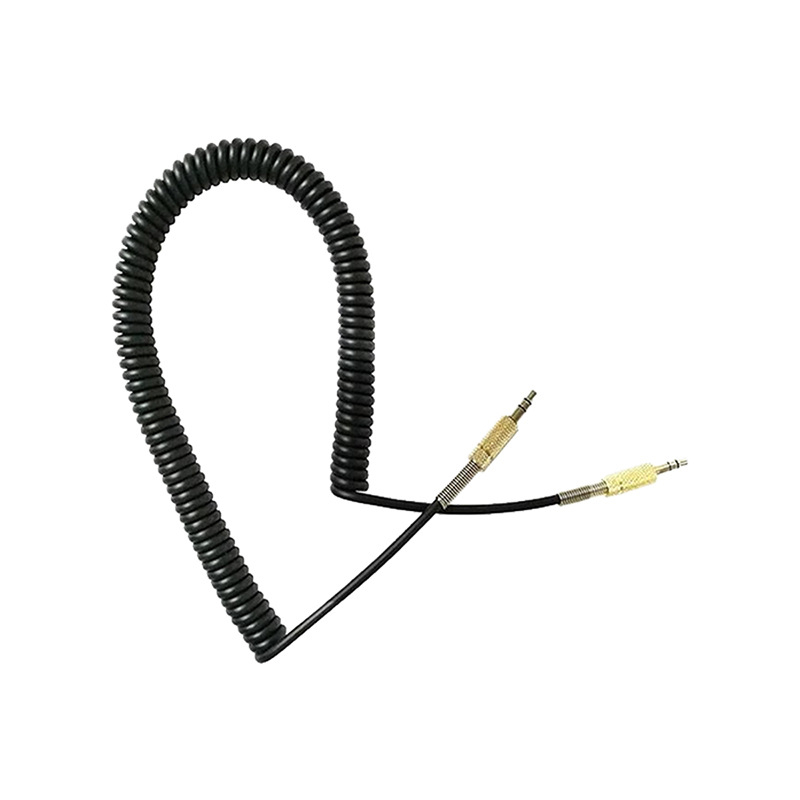 Audio kabel za Marshall zvučnike, dvosmjerni 3,5 mm AUX, opružni kabel, zlatno obloženo bakreno jezgro, Rohs potvrda