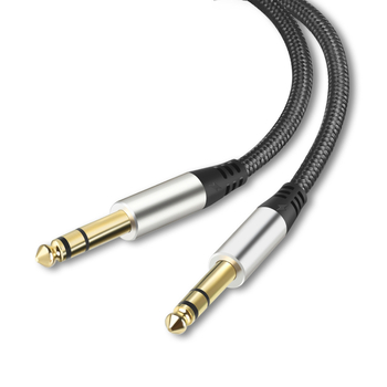 Audio kabel, trostruki vodič od čistog bakra sa zlatnim kontaktima, muško–muški priključci