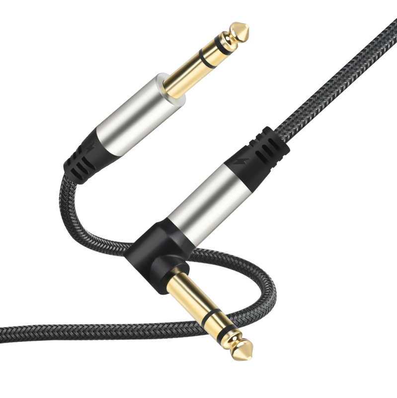 Audio kabel, trostruki vodič od čistog bakra sa zlatnim kontaktima, muško–muški priključci