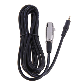 JPMIC kabel za mikrofon XLR samica – 3,5 mm utikač, pozlaćen, jezgro od bakra s cinkovim premazom, za kondenzatorski mikrofon