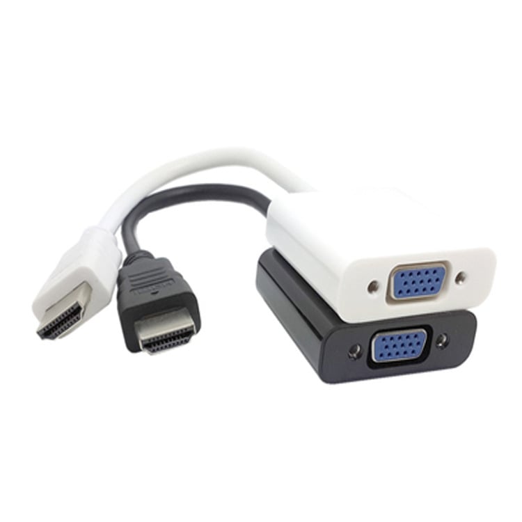 Hurricane Ice HDMI na VGA adapter, zlatni konektori, bakreni kabel, duljina 0.2 m