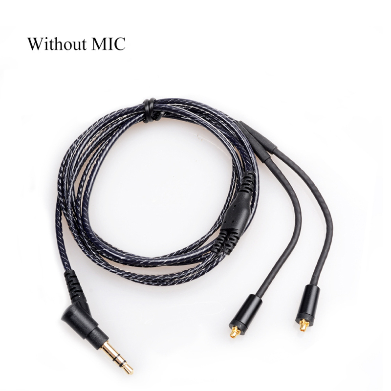 MMCX univerzalni audio kabel za slušalice SE215 SE535 UE900 – pleteni kabel, jezgro od bezoksidnog bakra, PVC izolacija