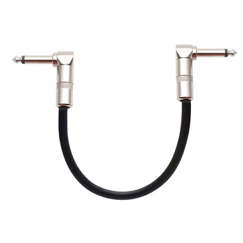 Audio kabel za gitaru, bas i elektroničku tipkovnicu, 6,35 mm konektor, oklopljen, niklirani, bakreno jezgro