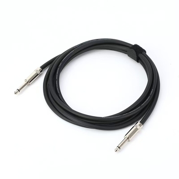 Audio kabel za gitaru, bas i elektroničku tipkovnicu, 6,35 mm konektor, oklopljen, niklirani, bakreno jezgro