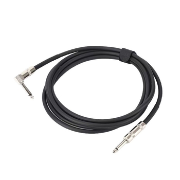 Audio kabel za gitaru, bas i elektroničku tipkovnicu, 6,35 mm konektor, oklopljen, niklirani, bakreno jezgro