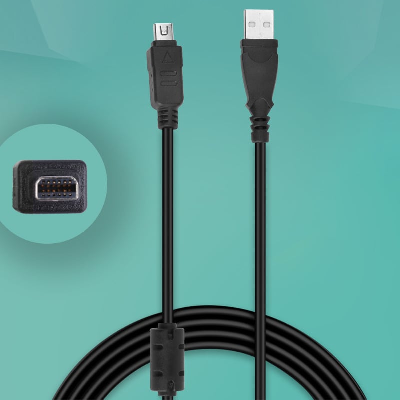 Kabel za podatke i napajanje za Olympus kameru, 12P USB, magnetski prsten, dvostruki granični dizajn, brzo punjenje, 1A