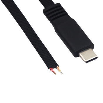 Type-C pleteni kabel za napajanje, prilagođeni, muško-ženski konektori