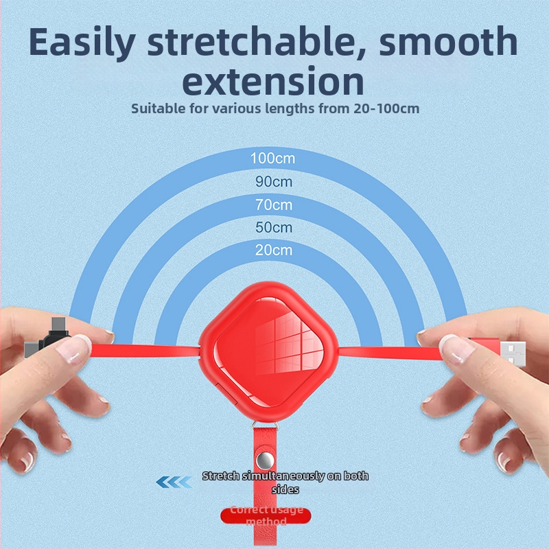 Cablu de încărcare 3 în 1 cu conectori Lightning, Micro USB și USB-C; putere de ieșire maximă 66W; material TPE