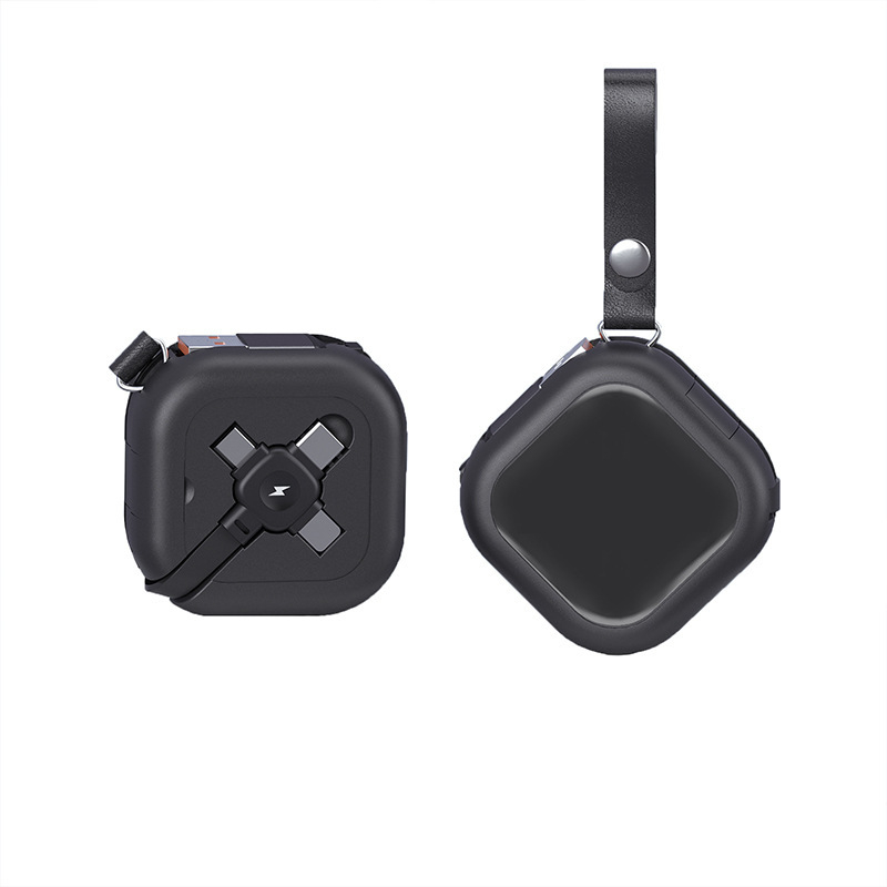 Cablu de încărcare 3 în 1 cu conectori Lightning, Micro USB și USB-C; putere de ieșire maximă 66W; material TPE