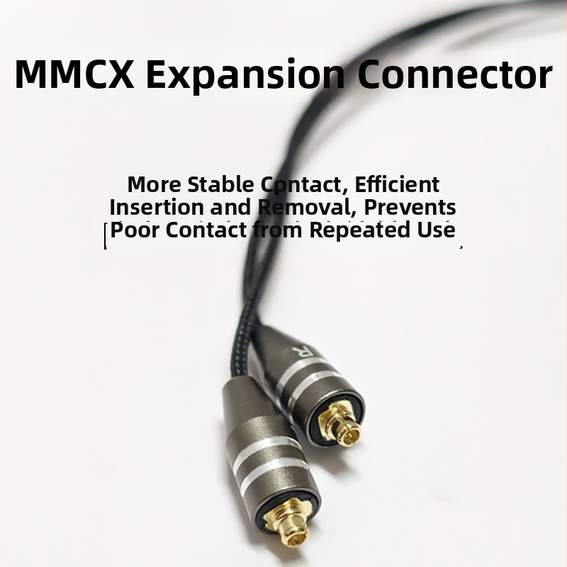 MMCX kábel na vylepšenie slúchadiel s Type-C dekódovaním, CX31993 Hi-Fi, bezoxidový meď, nylonové jadro, kompatibilný so Shure SE215/SE846