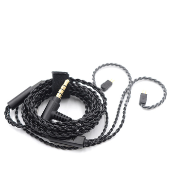 BQEYZ C1 IEM savienojošais kabelis, 3,5 mm ligzda, dubulti 0,78 mm PIN, vara bez pārklājuma sirds