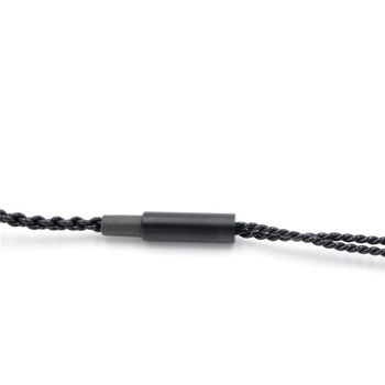 BQEYZ C1 IEM savienojošais kabelis, 3,5 mm ligzda, dubulti 0,78 mm PIN, vara bez pārklājuma sirds