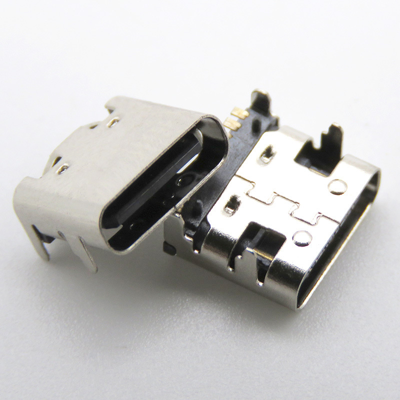 Type-C ženski konektor 16 PIN, 1 jezgra, LCP izolator, FOXECO