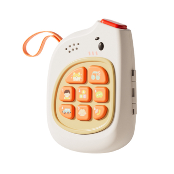 Cuki elefánt babajáték zenés hordozható tevékenységpanellel, kormánykerékkel és kinyitó funkcióval • Műanyag • Elemes • 0–3 éveseknek