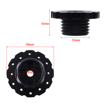 Volāna savienojuma adapters TX T500 TS pamatsimulatoram, alumīnija sakausējums