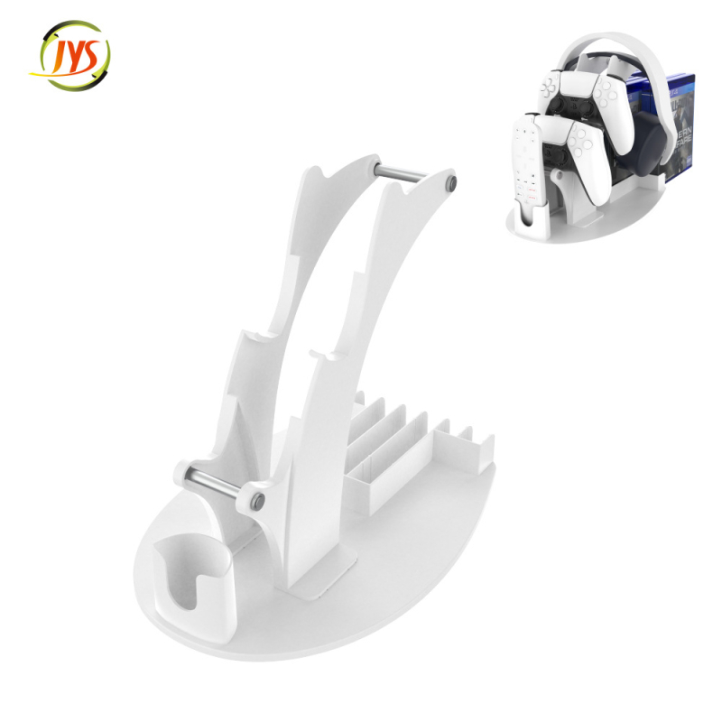 Držač za kontroler s pretincima za diskove PS5/PS4/Xbox/NSPRO – ABS, model PS5, težina 440 g