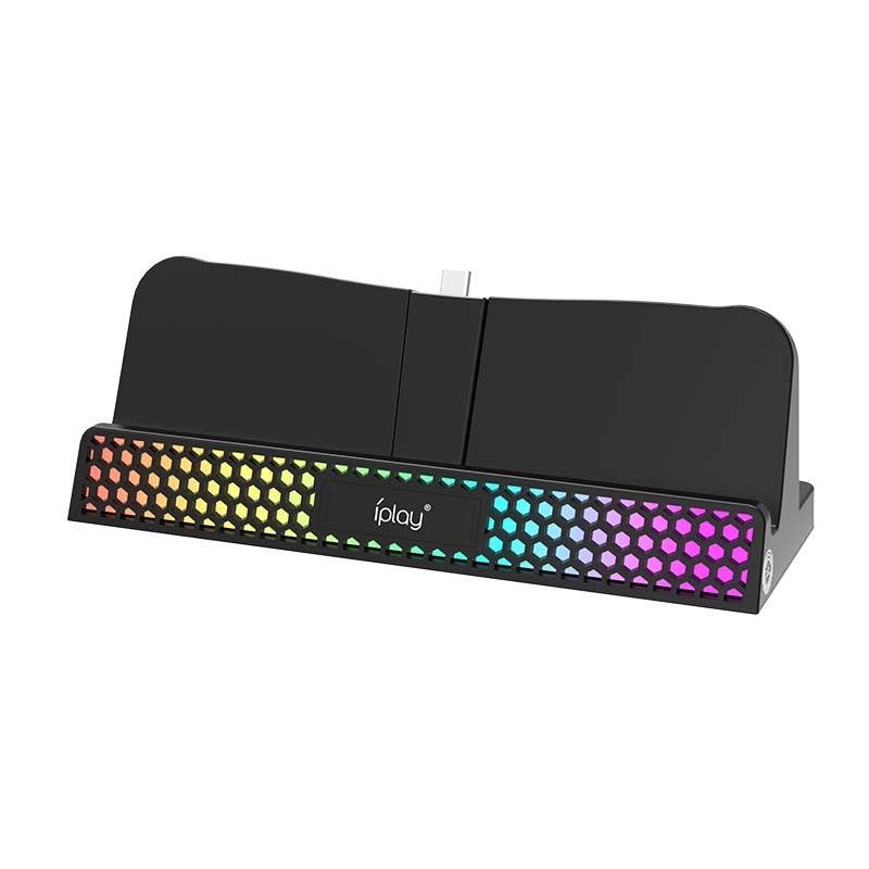 PS5 Portal φορητή βάση φόρτισης με RGB φωτισμό, διεπαφή Type-C, ABS περίβλημα, 315 g, συμβατό με PS5 Portal