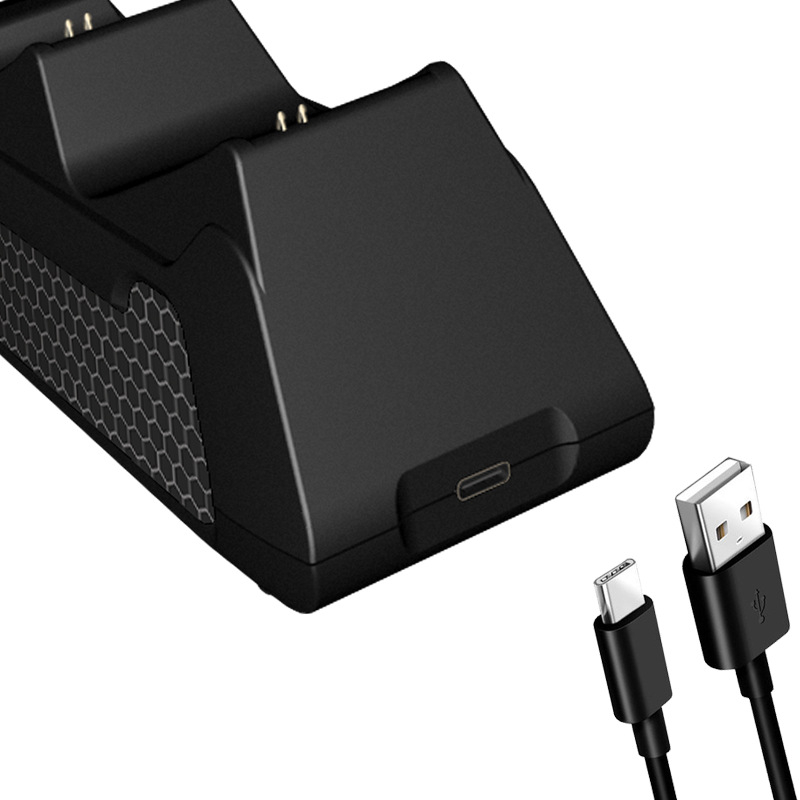 Dualna punjačka-stalka za Xbox Series S/X kontrolere (SKYPHER HHC-X) s Type-C, uključuje 2 baterije i 4 poklopca za baterije
