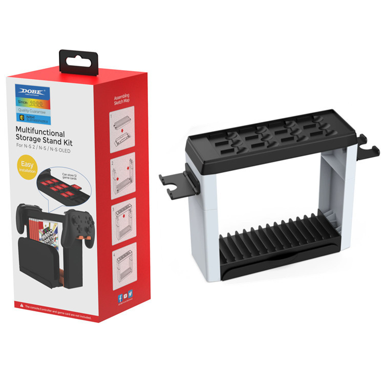 Switch2 Višenamjenska baza za skladištenje Switch2 i OLED – ABS materijal, 439 g, skladištenje diskova i igračkih kartica