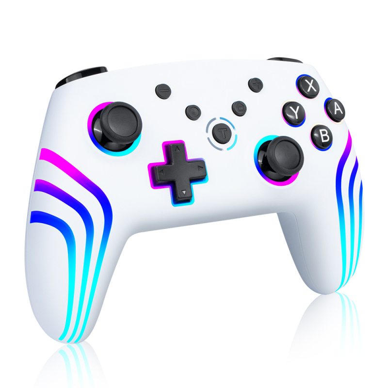 NS Pro bežični gamepad za Switch, Bluetooth, TYPE-C, šestosna vibracija, NFC, RGB osvjetljenje, kompatibilan s Androidom i iOS-om