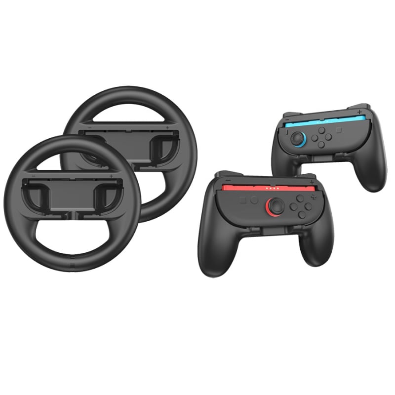 Switch2 lenktynių vairas su jutimo mygtukais, ABS medžiaga, 2 vnt